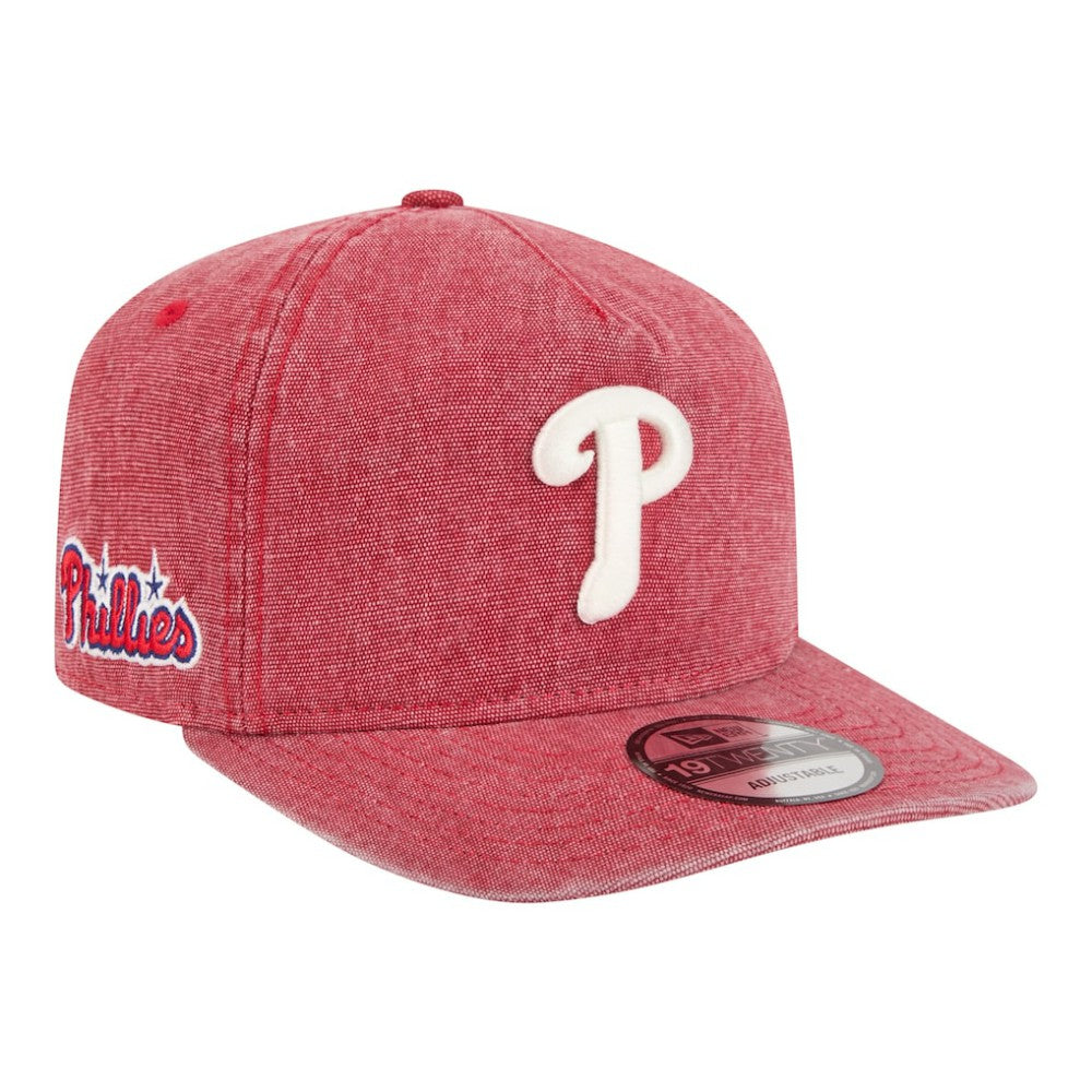 Philadelphia Phillies New Era  Denim Classic 19TWENTY Adjustable Hat - Red - New Era Lifestyle