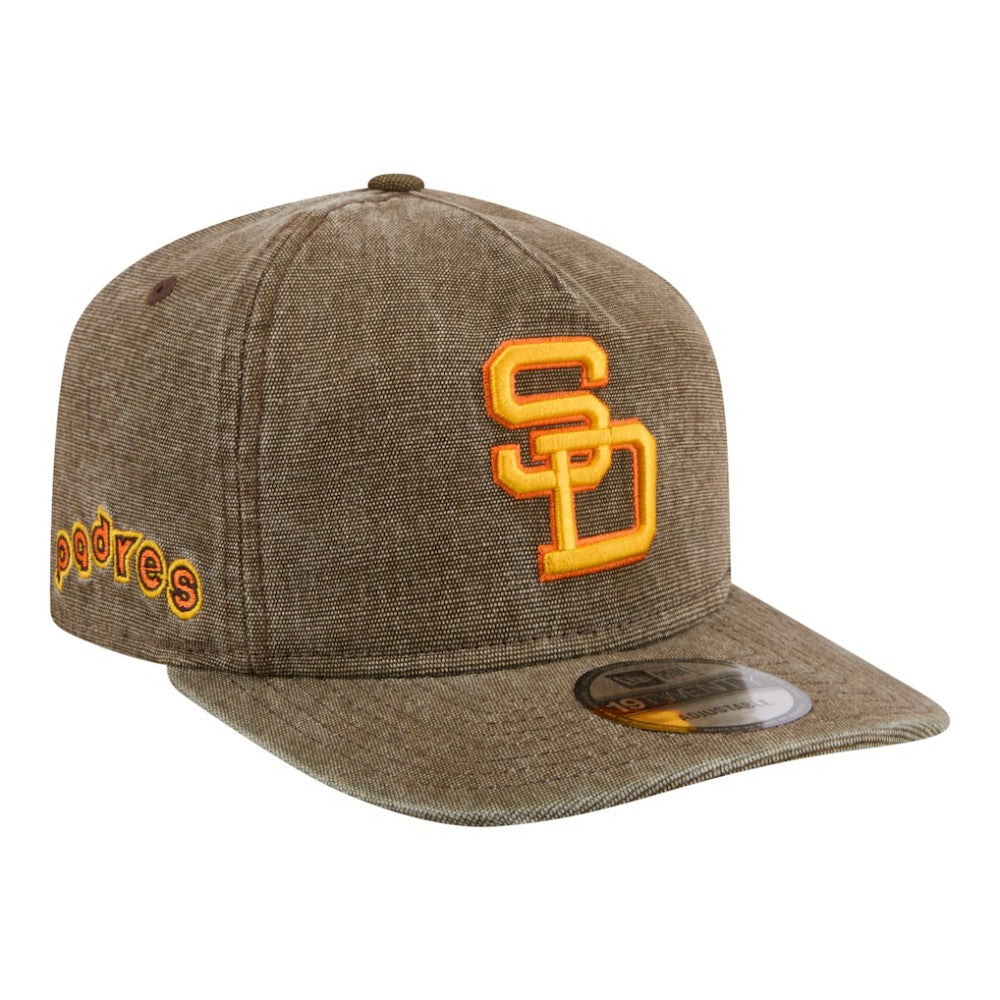 San Diego Padres New Era Throwback Denim Classic 19TWENTY Adjustable Hat - Brown - New Era Online
