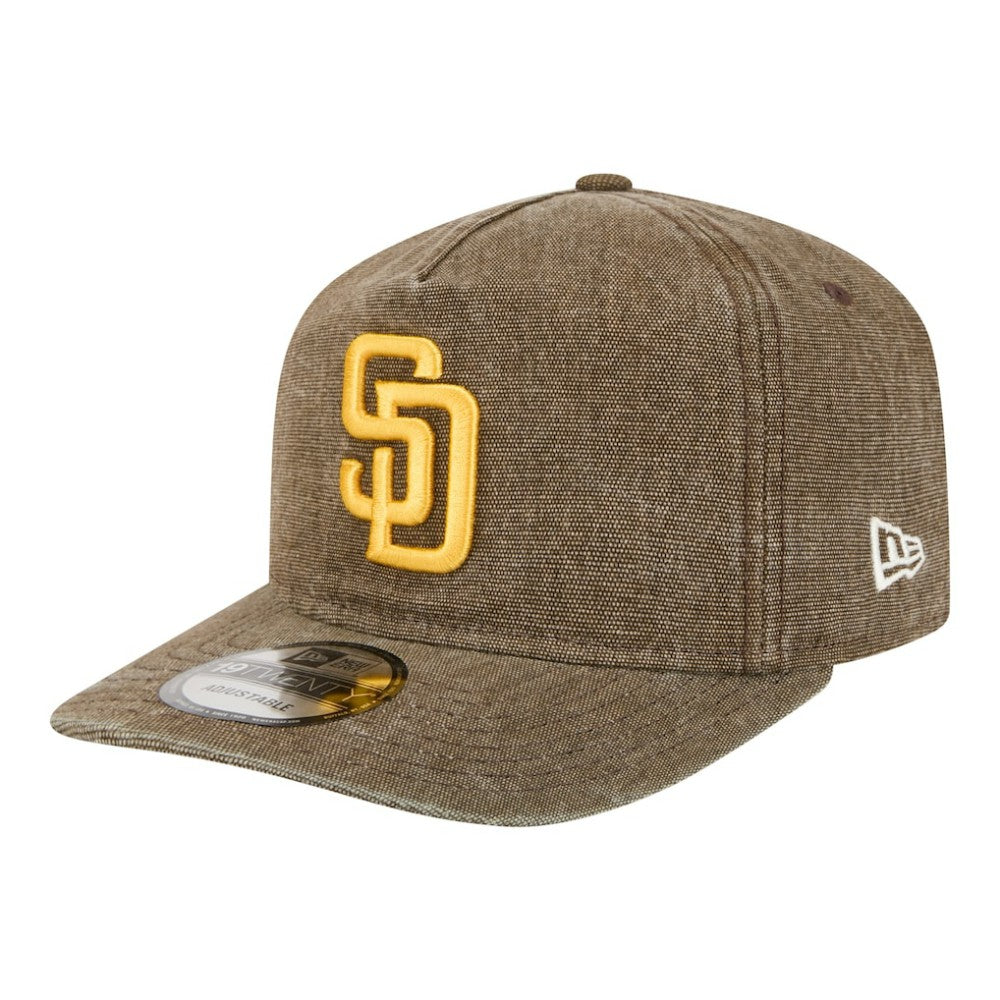 San Diego Padres New Era  Denim Classic 19TWENTY Adjustable Hat - Brown - New Era Discount