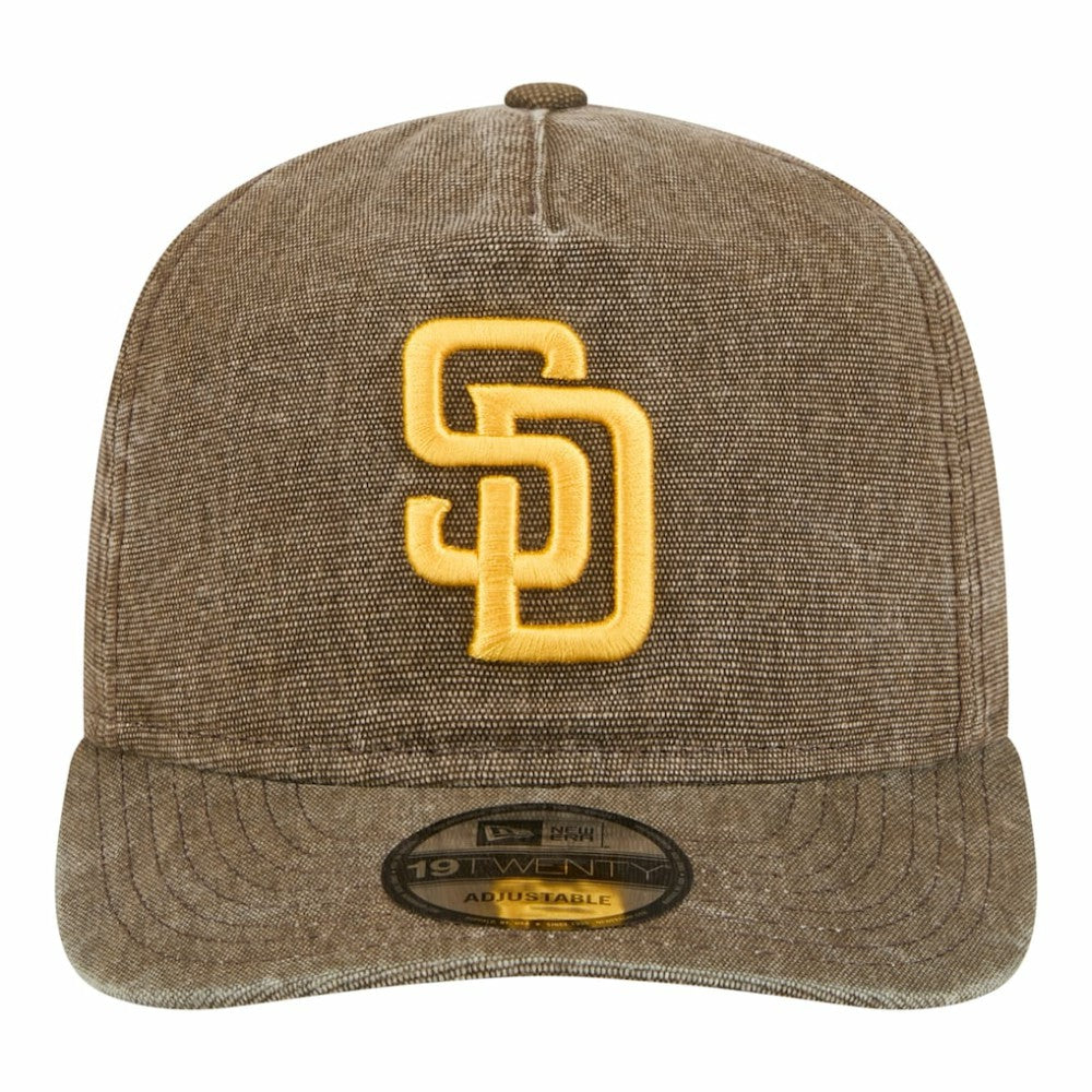 San Diego Padres New Era  Denim Classic 19TWENTY Adjustable Hat - Brown - New Era Discount