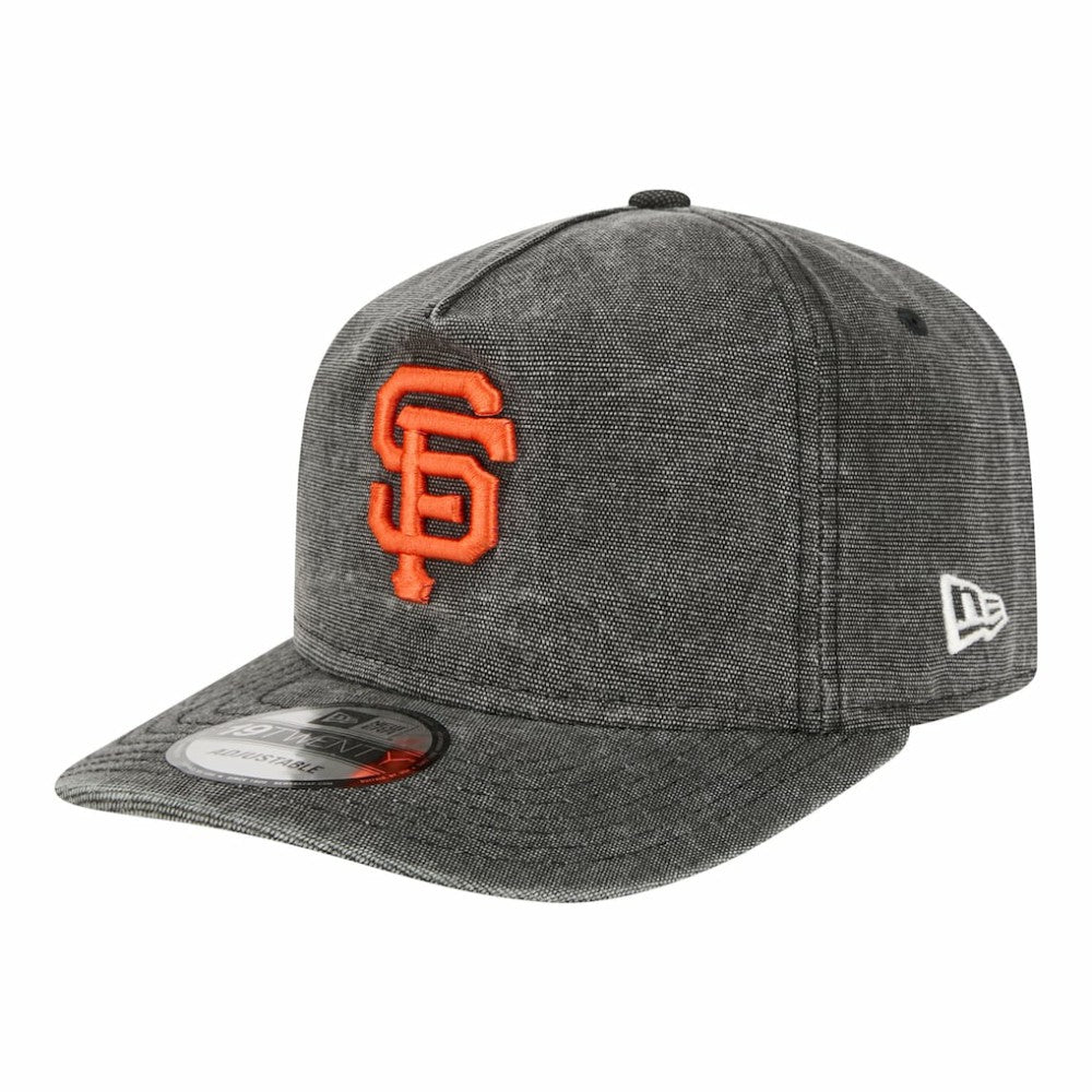 San Francisco Giants New Era  Denim Classic 19TWENTY Adjustable Hat - Black - New Era Discount