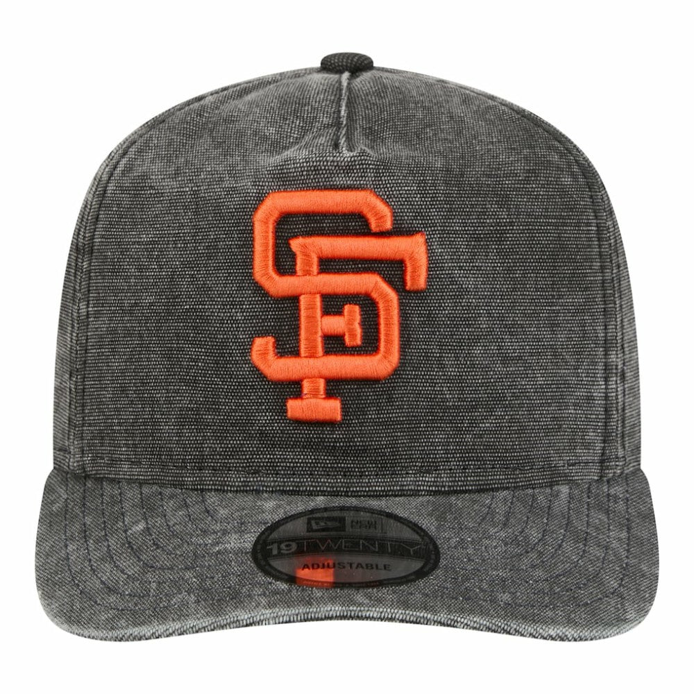 San Francisco Giants New Era Throwback Denim Classic 19TWENTY Adjustable Hat - Black - New Era Sale