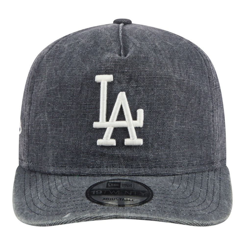 Los Angeles Dodgers New Era Throwback Denim Classic 19TWENTY Adjustable Hat - Navy Heather - New Era Lifestyle