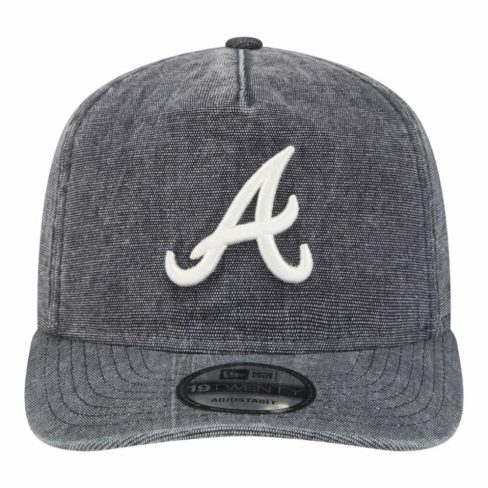 Atlanta Braves New Era  Denim Classic 19TWENTY Adjustable Hat - Navy Heather - New Era Lifestyle