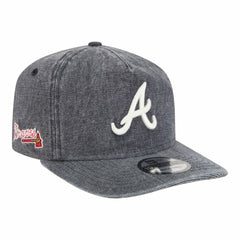 Atlanta Braves New Era  Denim Classic 19TWENTY Adjustable Hat - Navy Heather - New Era Lifestyle