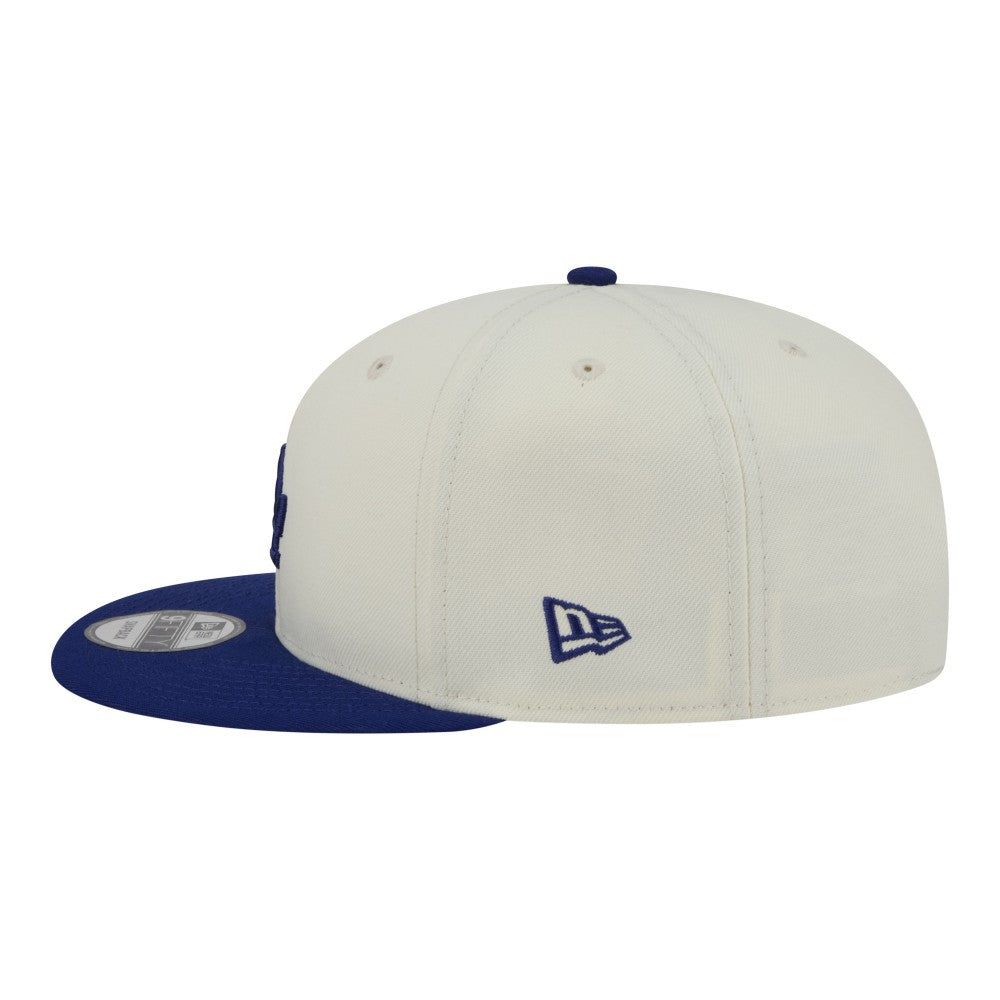 Los Angeles Dodgers New Era Localized 9FIFTY Snapback Hat - Cream/Royal - New Era Online