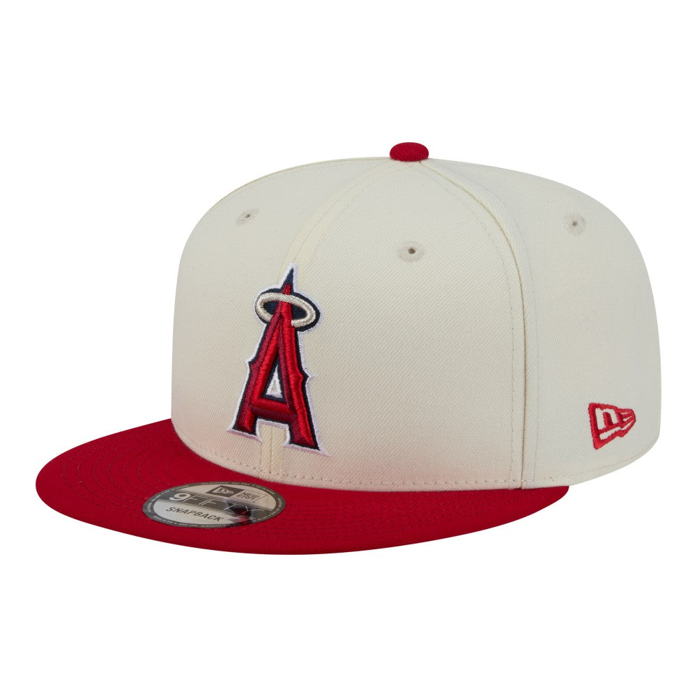 Los Angeles Angels New Era Localized 9FIFTY Snapback Hat - Cream/Red - New Era Lifestyle