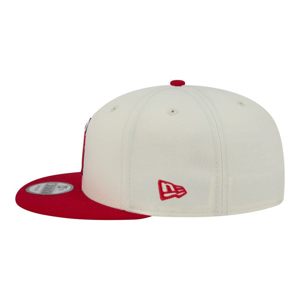 Los Angeles Angels New Era Localized 9FIFTY Snapback Hat - Cream/Red - New Era Lifestyle