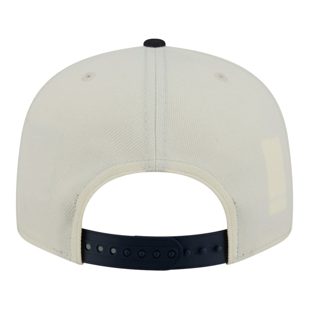 Atlanta Braves New Era Localized 9FIFTY Snapback Hat - Cream/Navy - New Era on Sale