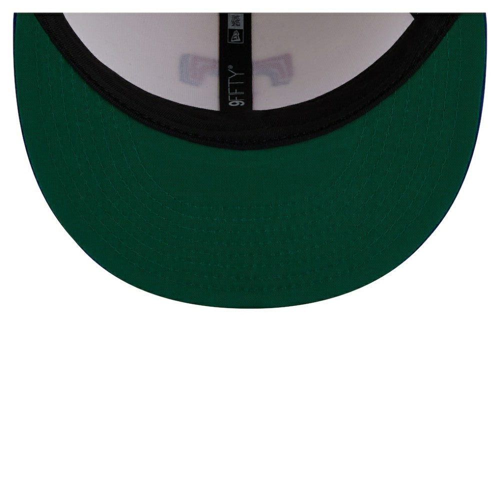 Texas Rangers New Era Localized 9FIFTY Snapback Hat - Cream/Royal - New Era Lifestyle