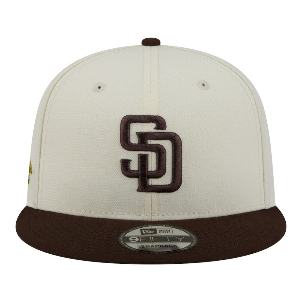 San Diego Padres New Era Localized 9FIFTY Snapback Hat - Cream/Brown - New Era Online