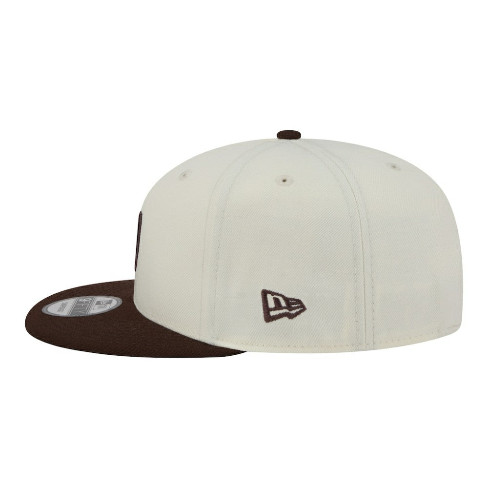 San Diego Padres New Era Localized 9FIFTY Snapback Hat - Cream/Brown - New Era Online