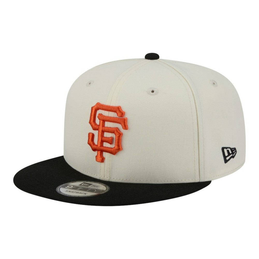 San Francisco Giants New Era Localized 9FIFTY Snapback Hat - Cream/Black - New Era on Sale