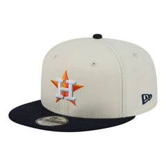 Houston Astros New Era Localized 9FIFTY Snapback Hat - Cream/Navy - New Era Online