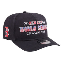 Boston Red Sox New Era 2004 World Series Champions Historic 9FIFTY A-Frame Snapback Hat - Navy - New Era Online