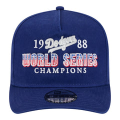 Los Angeles Dodgers New Era 1988 World Series Champions Throwback 9FIFTY A-Frame Snapback Hat - Royal - New Era Lifestyle