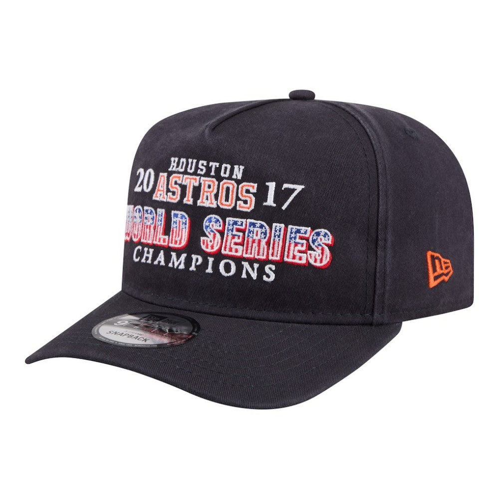 Houston Astros New Era 2017 World Series Champions Historic 9FIFTY A-Frame Snapback Hat - Navy - New Era on Sale