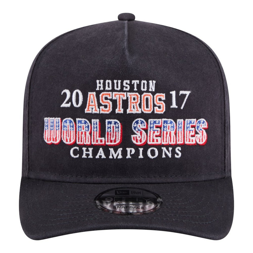 Houston Astros New Era 2017 World Series Champions Historic 9FIFTY A-Frame Snapback Hat - Navy - New Era on Sale