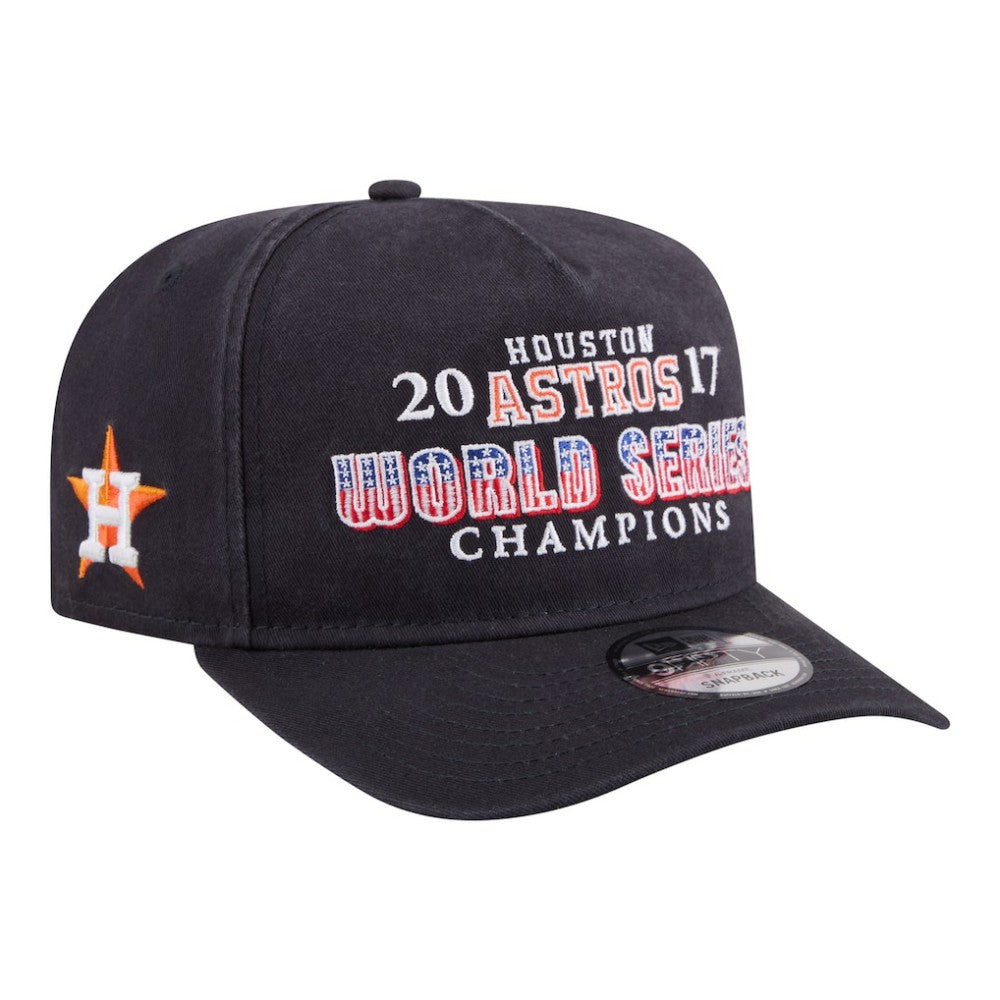Houston Astros New Era 2017 World Series Champions Historic 9FIFTY A-Frame Snapback Hat - Navy - New Era on Sale