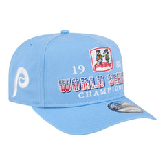 Philadelphia Phillies New Era 1980 World Series Champions Throwback 9FIFTY A-Frame Snapback Hat - Light Blue - New Era Lifestyle