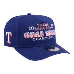 Texas Rangers New Era 2023 World Series Champions Historic 9FIFTY A-Frame Snapback Hat - Royal - New Era on Sale