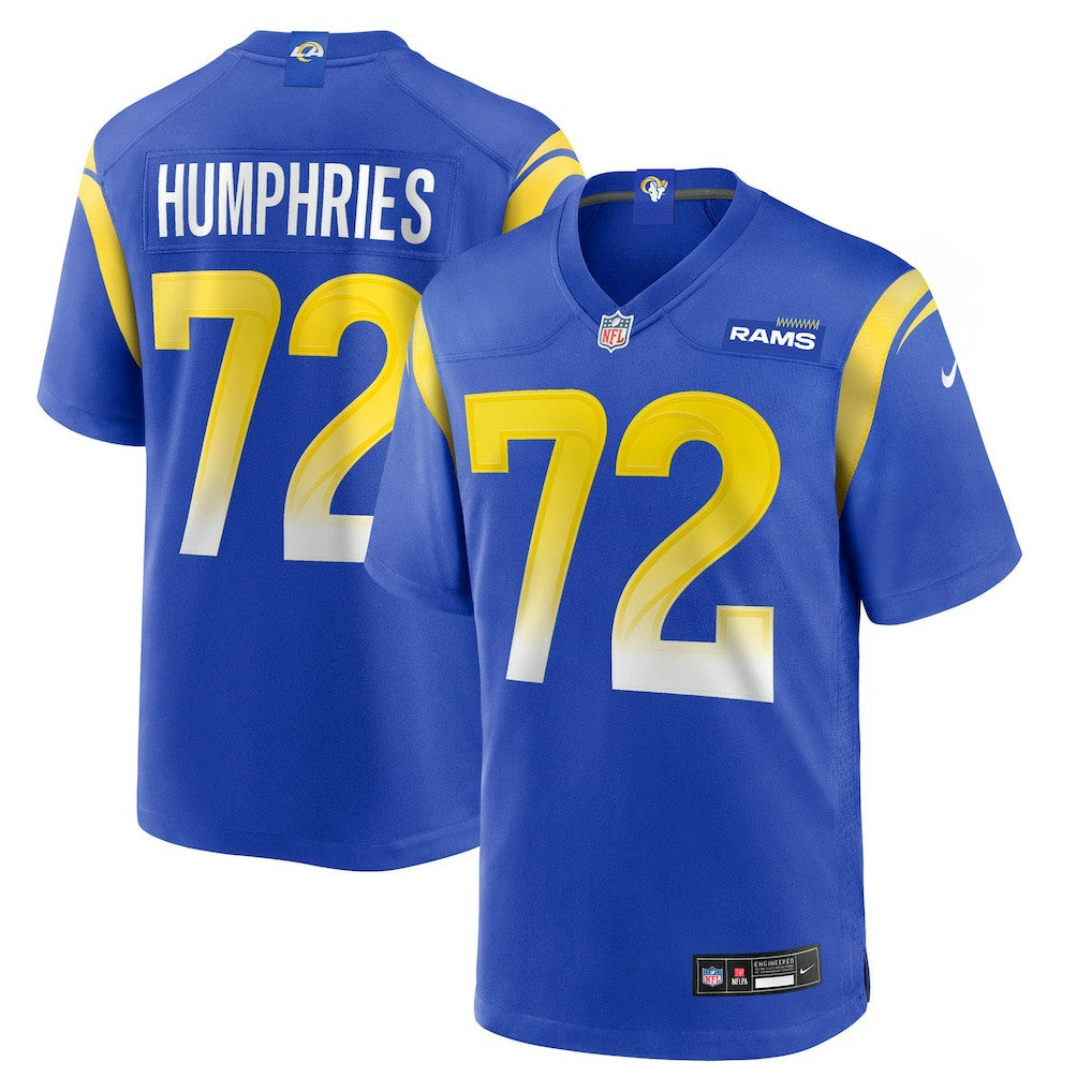 Nike D.J. Humphries Los Angeles Rams Team Game Jersey Royal
