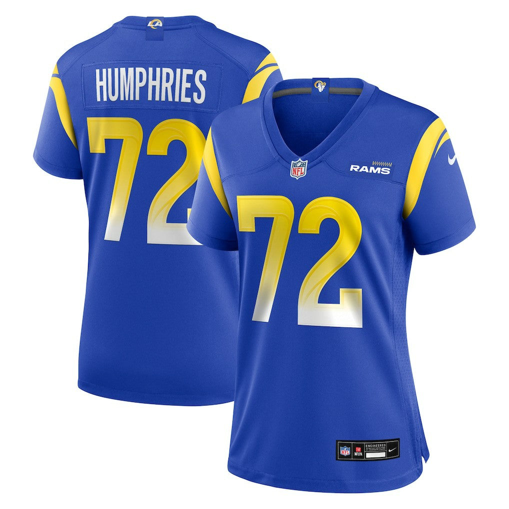 Nike D.J. Humphries Los Angeles Rams Women's Team Game Jersey Royal