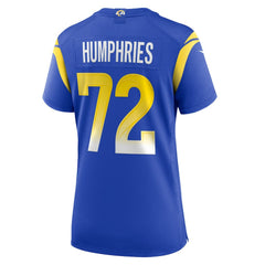Nike D.J. Humphries Los Angeles Rams Women's Team Game Jersey Royal