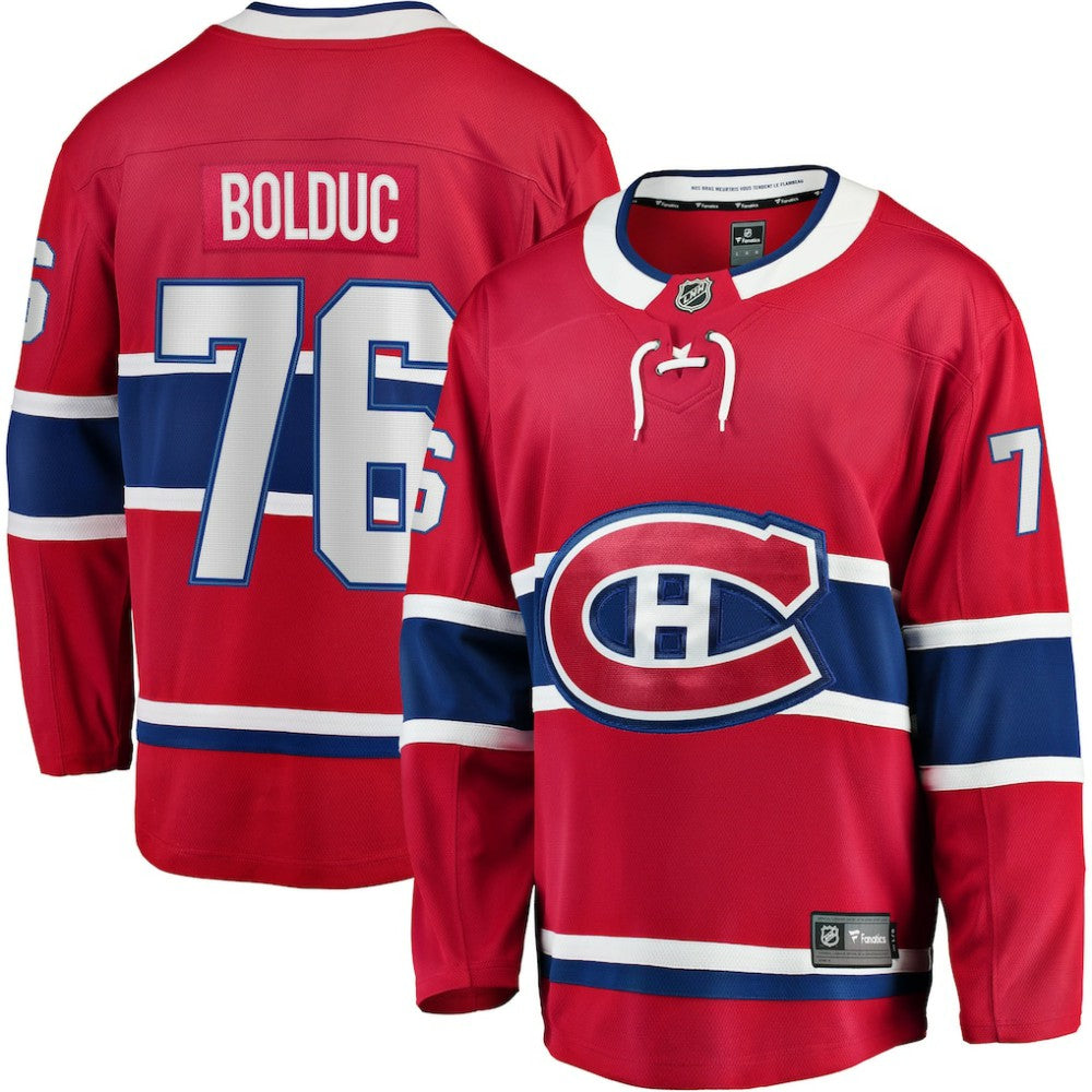 Zack Bolduc Montreal Canadiens Fanatics Home Breakaway Jersey - Red - NHL 203292095