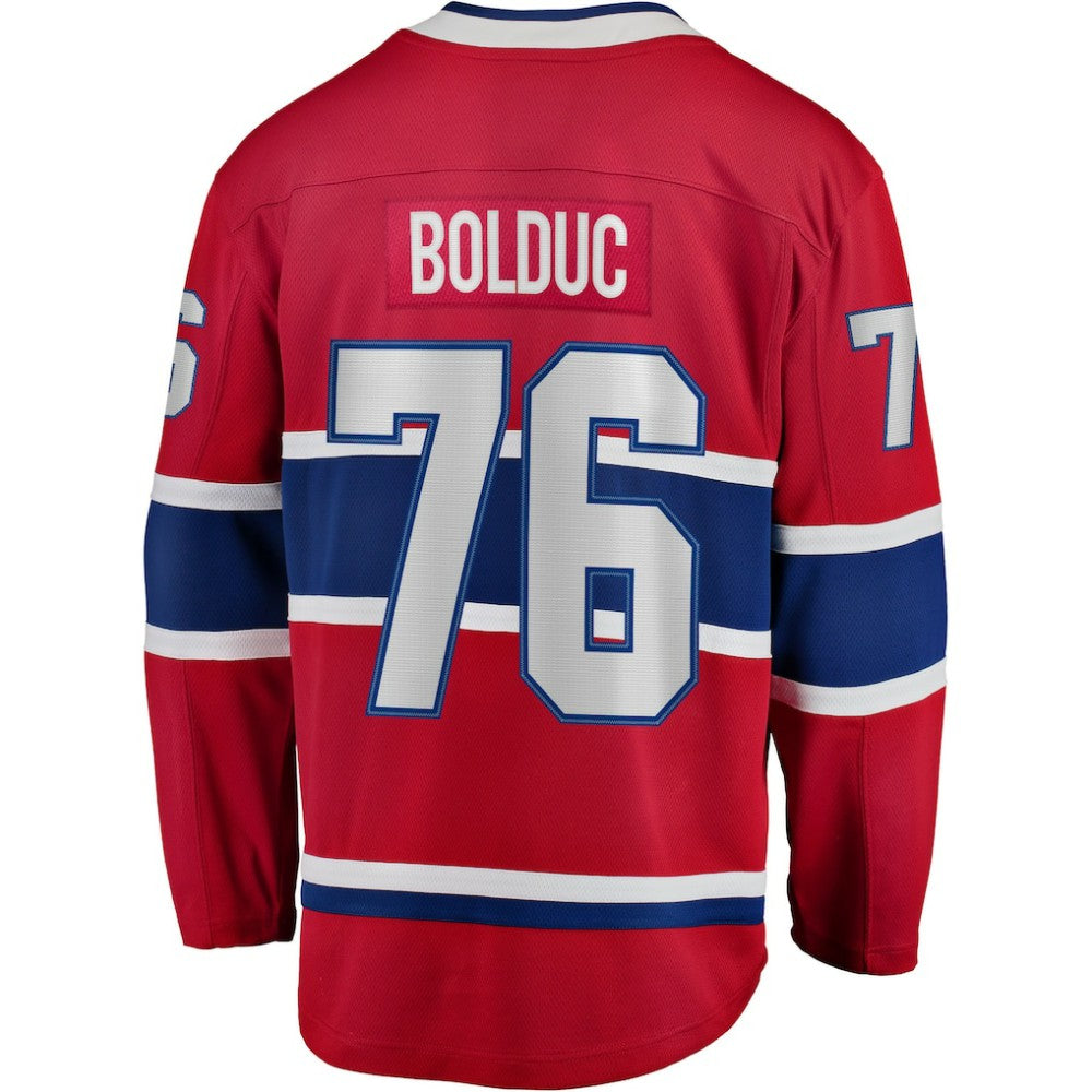 Zack Bolduc Montreal Canadiens Fanatics Home Breakaway Jersey - Red - NHL 203292095