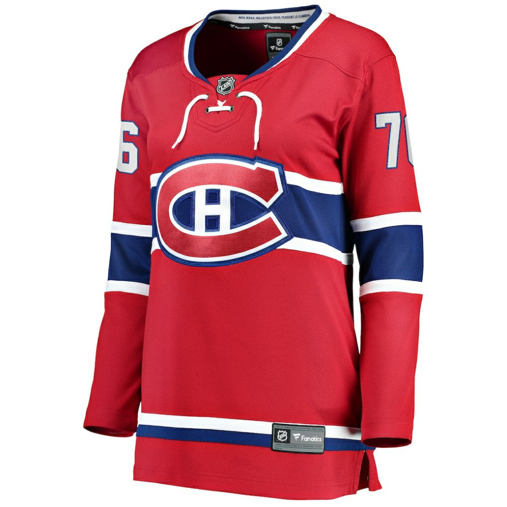 Zack Bolduc Montreal Canadiens Fanatics Women's Home Breakaway Jersey - Red - NHL 203292096