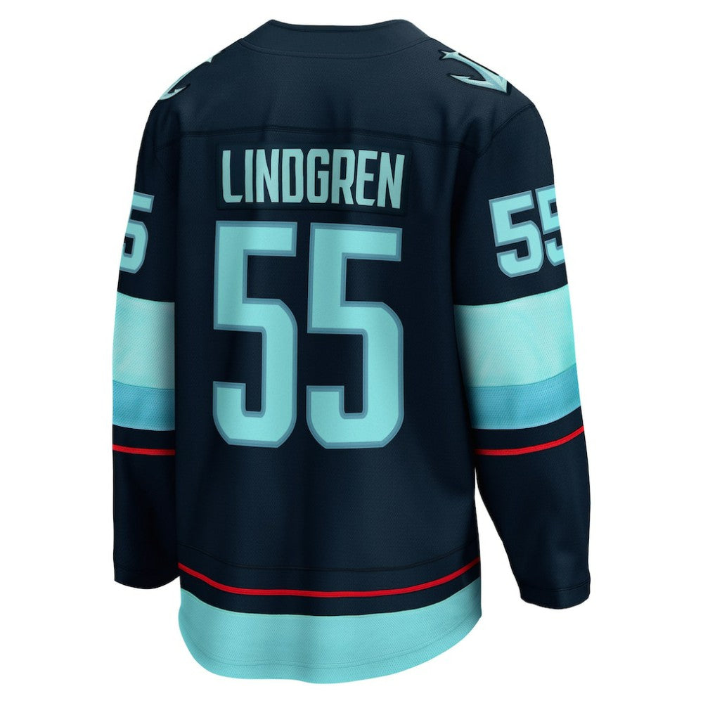 Ryan Lindgren Seattle Kraken Fanatics Home Breakaway Jersey - Deep Sea Blue - NHL 203292097