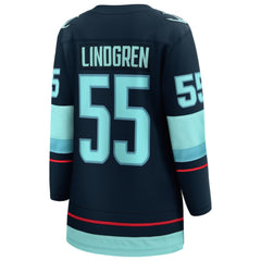 Ryan Lindgren Seattle Kraken Fanatics Women's Home Breakaway Jersey - Deep Sea Blue - NHL 203292098