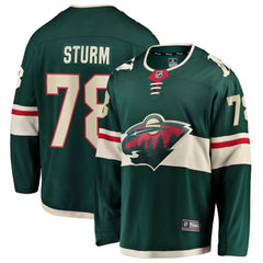 Nico Sturm Minnesota Wild Fanatics Home Breakaway Jersey - Green - NHL 203292103