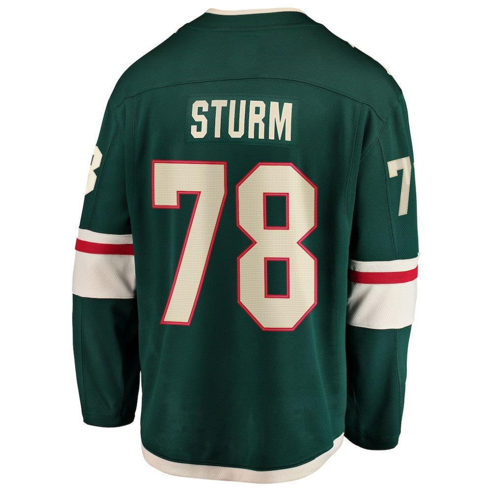 Nico Sturm Minnesota Wild Fanatics Home Breakaway Jersey - Green - NHL 203292103