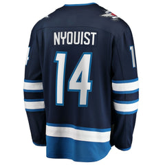 Gustav Nyquist Winnipeg Jets Fanatics Home Breakaway Jersey - Navy - NHL 203292109