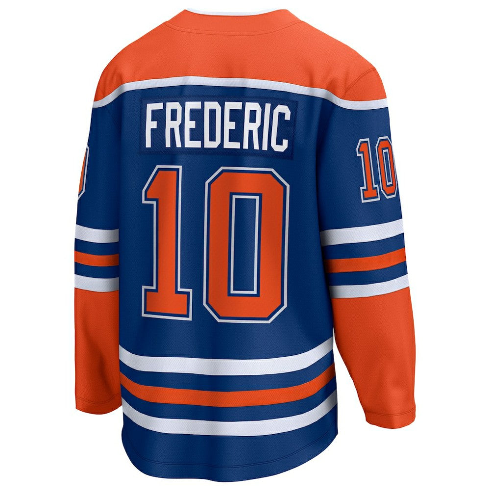 Trent Frederic Edmonton Oilers Fanatics Home Breakaway Jersey - Royal - NHL 203292111
