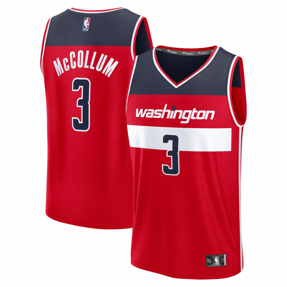 CJ McCollum Washington Wizards Fast Break Replica Player Jersey Icon Edition Red | Fanatics online
