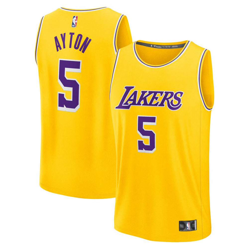 Deandre Ayton Los Angeles Lakers Fast Break Replica Player Jersey Icon Edition Gold | Fanatics US