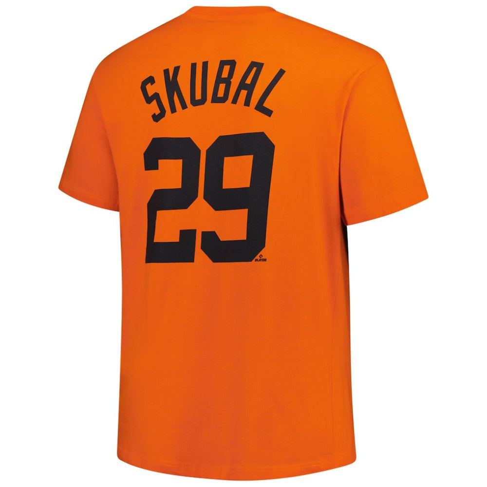 Tarik Skubal Detroit Tigers Fanatics Big & Tall Name & Number T-Shirt - Orange - Fanatics on Sale
