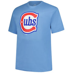Pete Crow-Armstrong Chicago Cubs Fanatics Big & Tall Name & Number T-Shirt - Light Blue - Fanatics Lifestyle