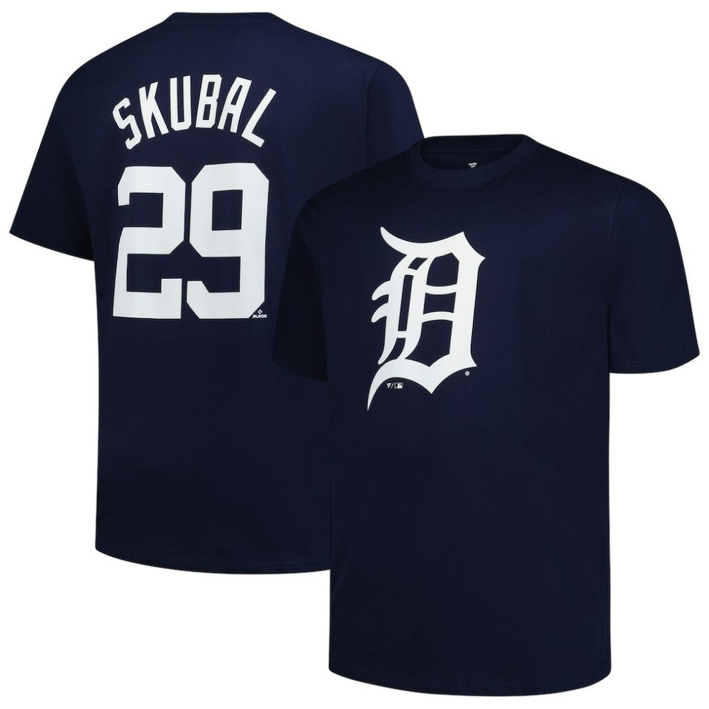 Tarik Skubal Detroit Tigers Fanatics Big & Tall Name & Number T-Shirt - Navy - Fanatics Discount