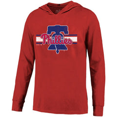 Bryce Harper Philadelphia Phillies Majestic Threads Lightweight Name & Number Hoodie - Red - MLB Sale