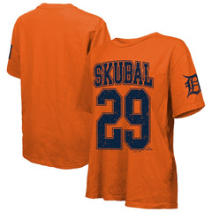 Tarik Skubal Detroit Tigers Majestic Threads Women's Oversized Name & Number T-Shirt - Orange - MLB Online