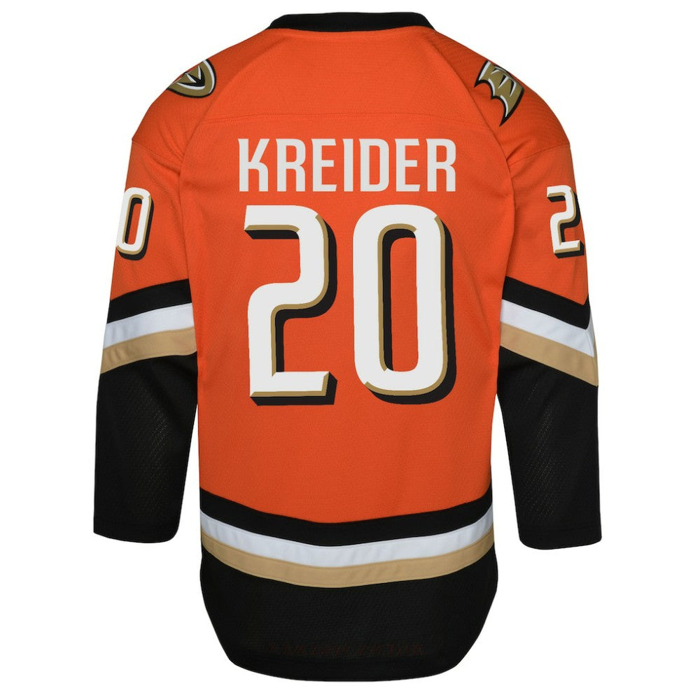 Chris Kreider Anaheim Ducks Outerstuff Youth Home Replica Jersey - Orange - NHL 203292988