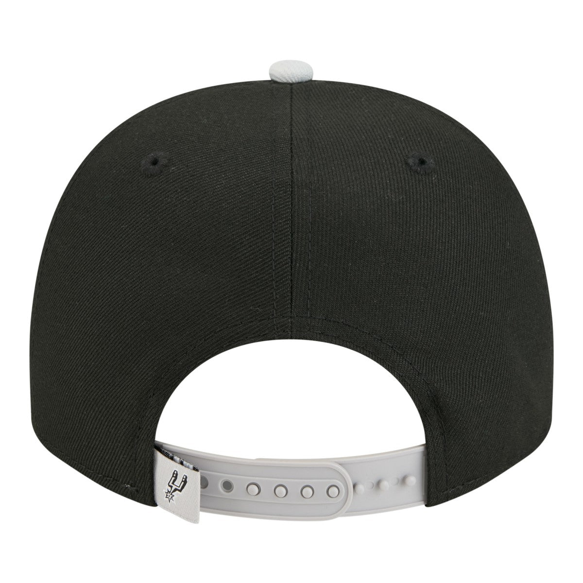 San Antonio Spurs Injection Cartoon Logo A-Frame 9FIFTY Adjustable Hat Black | New Era Near Me