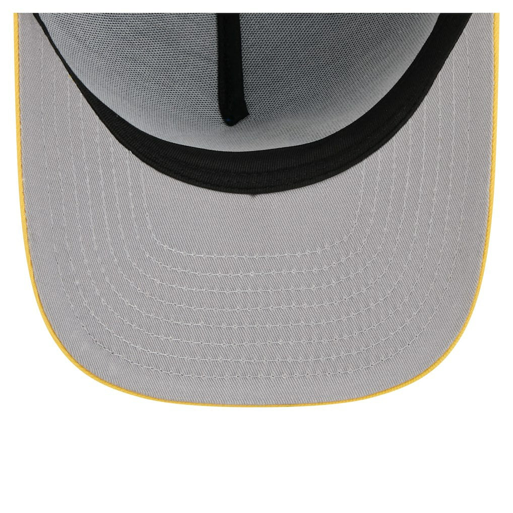 Golden State Warriors Injection Cartoon Logo A-Frame 9FIFTY Adjustable Hat for sale Royal | New Era