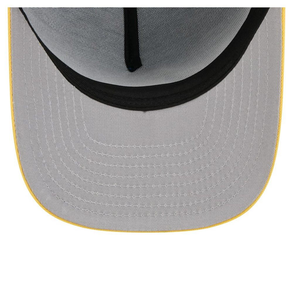 Golden State Warriors Injection Cartoon Logo A-Frame 9FIFTY Adjustable Hat for sale Royal | New Era