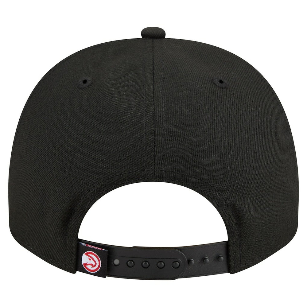 Atlanta Hawks Injection Cartoon Logo A-Frame 9FIFTY Adjustable Hat Black | New Era for sale