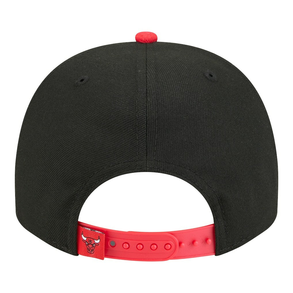 Chicago Bulls Injection Cartoon Logo A-Frame 9FIFTY Adjustable Hat Black | New Era Near Me